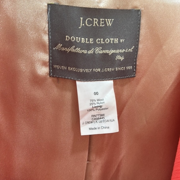 Jcrew W coat sz 00 - Picture 6 of 6